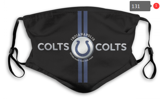 NFL Indianapolis Colts #4 Dust mask with filter->nfl dust mask->Sports Accessory